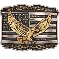 Montana Silversmiths Soaring Liberty Gold/Silver Belt Buckle