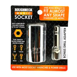 Novelty Inc Roughneck 19 mm X 1 in. drive Metric/SAE 8, 6 and 12 Point Universal Socket Set 1 pc