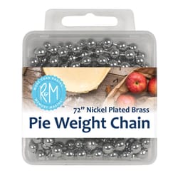 R&M International Gray Steel Pie Weight Chain