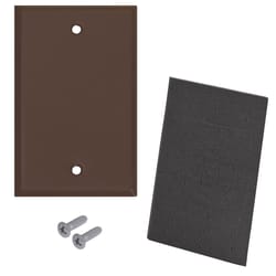 Sigma Engineered Solutions Rectangle Stamped Steel 1 gang 4.52 in. H X 2.77 in. W Flat Box Cover