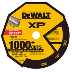 DeWalt XP 7 in. D X 7/8 in. Diamond Metal Cutting Wheel 1 pk