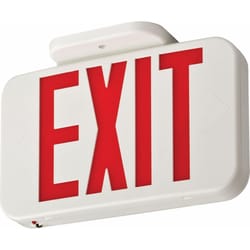 Lithonia Lighting Contractor Select Switch Hardwired LED White Exit Sign