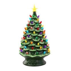 Mr. Christmas LED Green Nostalgic Ceramic Christmas Tree 24 in.