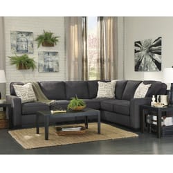 Flash Furniture Ashley Alenya Charcoal Gray Contemporary Sectional