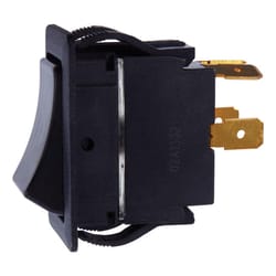 Jandorf 20 amps Double Pole Rocker Power Tool Switch Black 1 pk