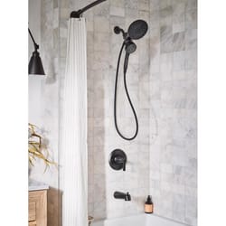 Moen Mikah 1-Handle Matte Black Tub and Shower Faucet