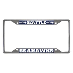 Fanmats NFL Multicolored Metal Seattle Seahawks License Plate Frame