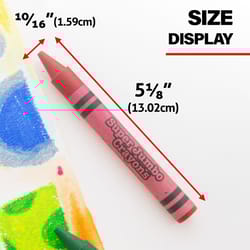 Bazic Products Super Jumbo Assorted Color Crayons 8 pk
