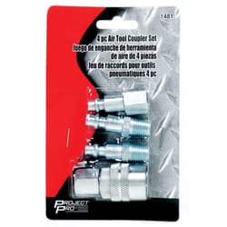 Performance Tool Project Pro Coupler Kit 1 in. 4 pc