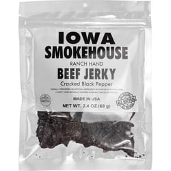 IOWA SMOKEHOUSE Cracked Black Pepper Beef Jerky 2.4 oz Packet