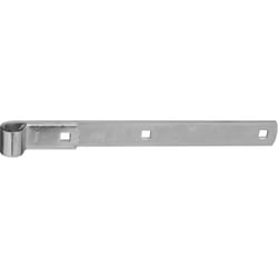 National Hardware 12 in. L Zinc-Plated Silver Steel Hinge Strap 1 pk
