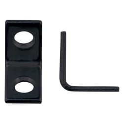 Hampton 3/4 in. H X 3/4 in. W Black Steel Inside L Corner Brace