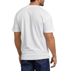 Dickies 2XLT Short Sleeve Men's Crew Neck White Tee Shirt