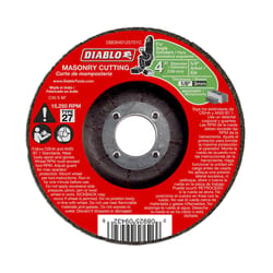 Diablo 4 in. D X 5/8 in. Silicon Carbide Masonry Cut-Off Disc 1 pk