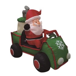 Celebrations Santa in Golf Cart 6 ft. Inflatable