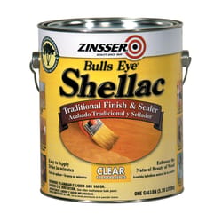 Zinsser Bulls Eye Gloss Clear Shellac-Based Shellac Finish and Sealer 1 gal