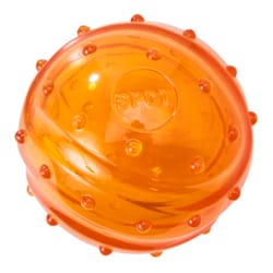 Spot Orange Ball TPR Pet Toy 2.75 in. 1 pk