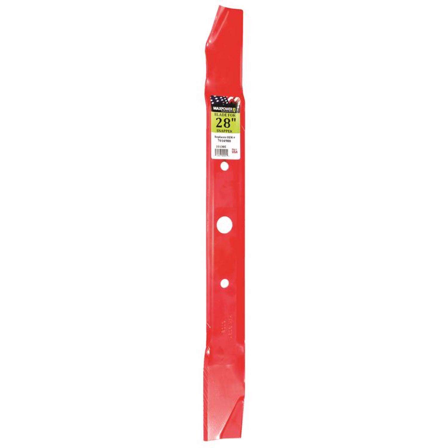 MaxPower 28 in. Mulching Mower Blade For Riding Mowers 1 pk Ace Hardware
