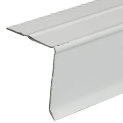 Amerimax 2.31 in. W X 10 ft. L Aluminum Drip Edge Flashing White