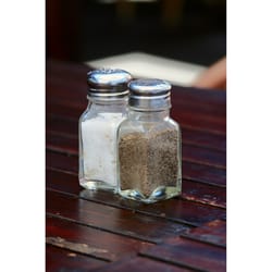 Harold Import Clear Glass Salt and Pepper Shaker