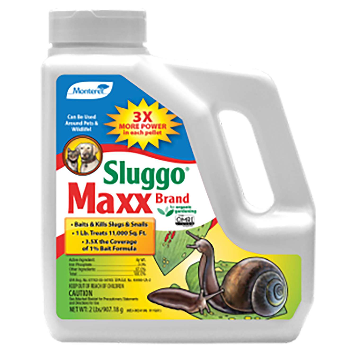 Monterey Sluggo Maxx Slug and Snail Killer 2 lb Ace Hardware