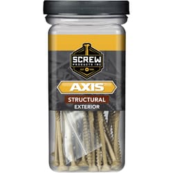 Screw Products AXIS No. 10 X 5 in. L Star Flat Head Structural Screws 1 lb 36 pk