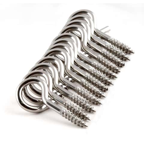 Hangman Silver Open Loop Christmas Light Hangers 12 pk Hangman Silver Open Loop Christmas Light Hangers 12 pk