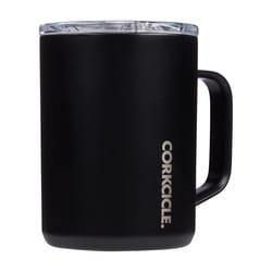 Corkcicle 16 fl. oz. Black BPA Free Mug with Lid