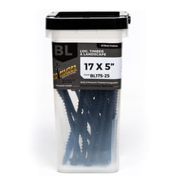 Big Timber No. 17 X 5 in. L Hex Drive Hex Head Timber Screws 1.58 lb 25 pk