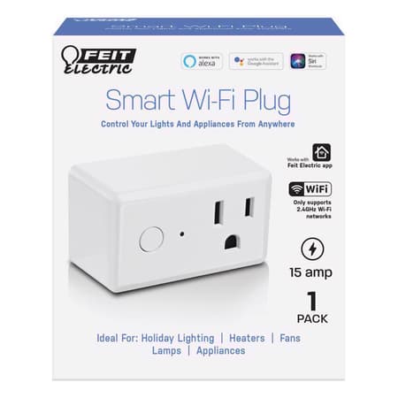 Feit Electric 120-Volt 2-Outlet Outdoor Smart Plug in the Smart Plugs  department at