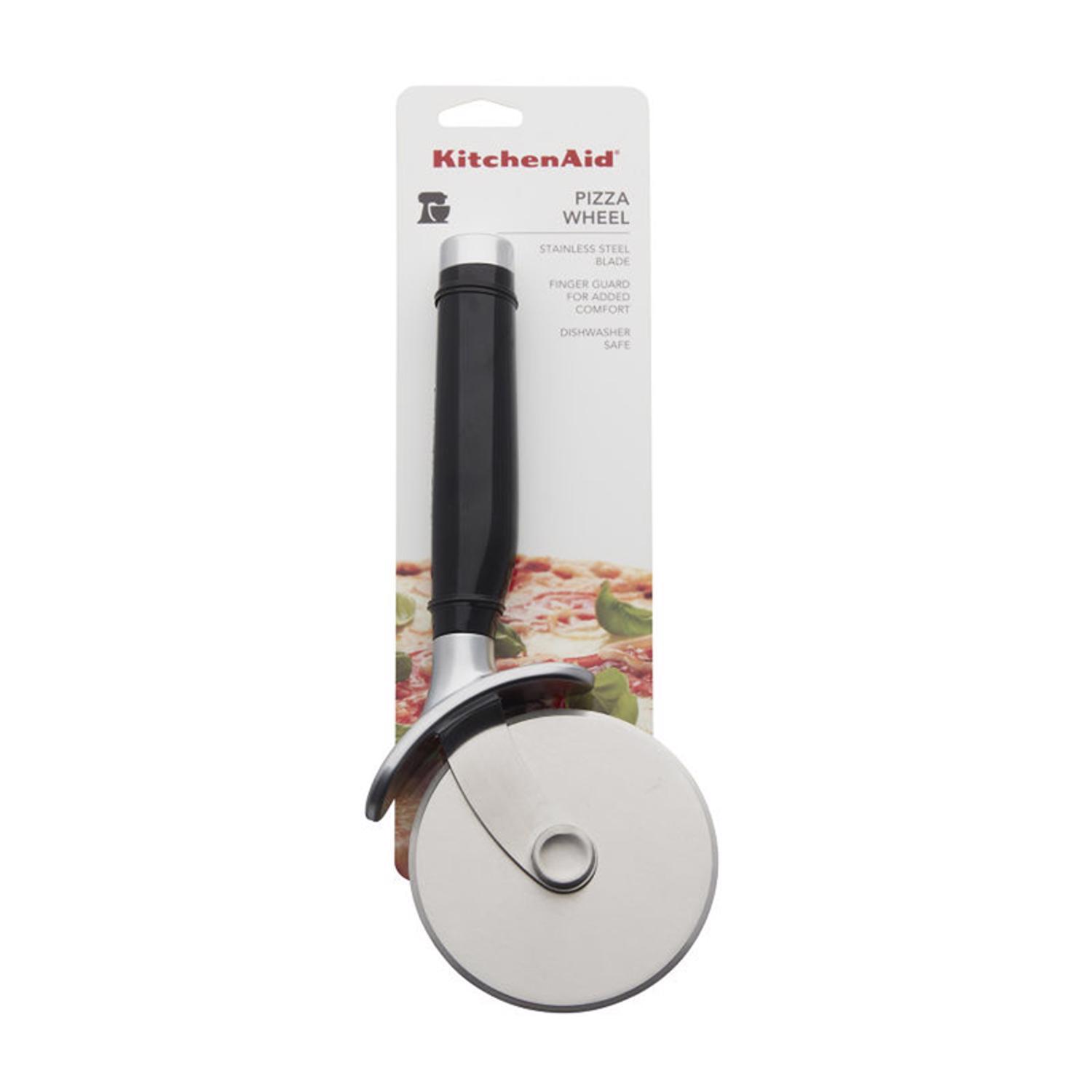 Photos - Other Accessories KitchenAid Black/Silver ABS Plastic/Stainless Steel Pizza Wheel KE113OHOBA 