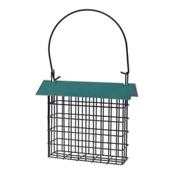 Backyard Essentials Woodpecker Metal Wire Cage Suet Bird Feeder