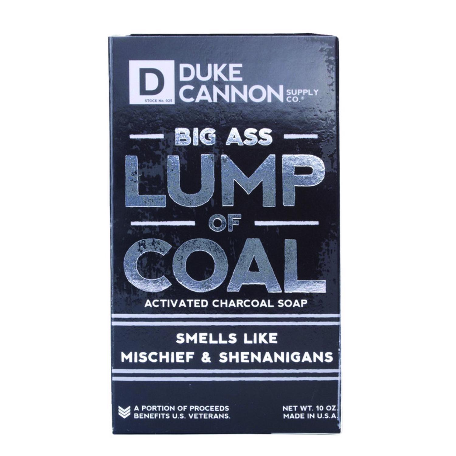 01HOLIDAYCOAL1 Duke Cannon Lump Of Coal Black Pepper Scent Shower sku 01HOLIDAYCOAL1