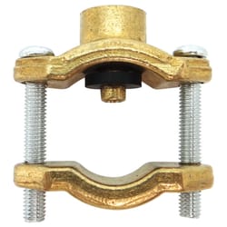 JMF Company 3/4 in. 1/4 in. Brass Saddle Tee