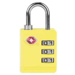 Travelon Yellow Luggage Lock