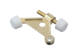 Ace 2-5/8 in. W Metal Bright Gold Hinge Pin Door Stop Mounts to door and wall 0 in.