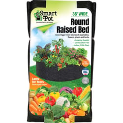 Smart Pot 12 in. H X 36 in. W X 36 in. D X 36 in. D Geo-Thermal Fabric Grow Bag Planter Black