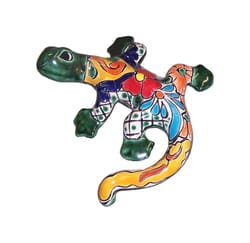 Avera Products Talavera Ceramic Assorted Salamander Statue 8 in.