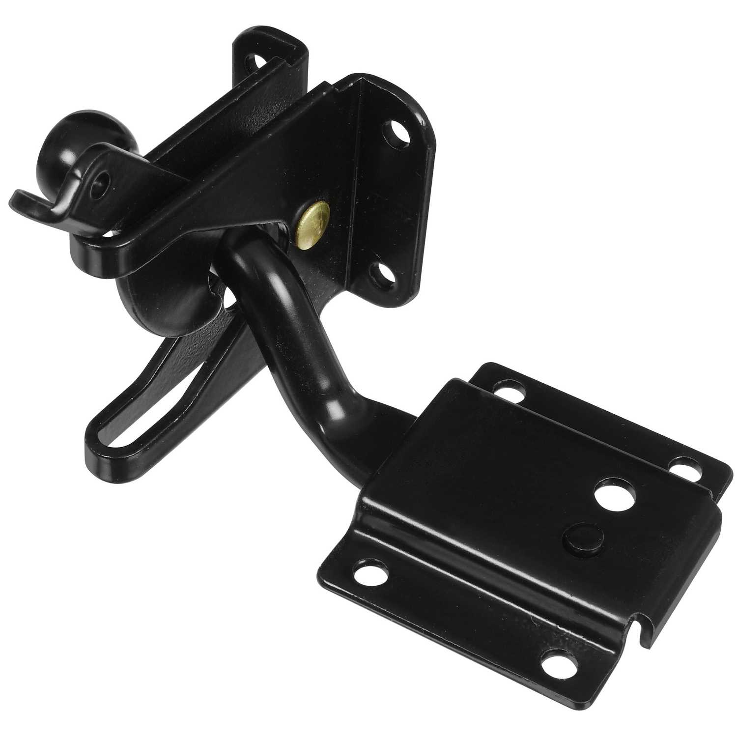 MaxLatch Black Steel Automatic Gate Latch Ace Hardware