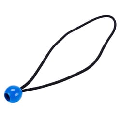 Keeper Black/Blue Bungee Ball Cord 12 in. L X 0.1565 in. 10 pk