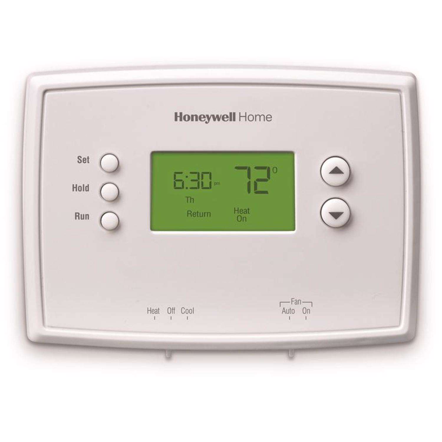 Honeywell Heating and Cooling Push Buttons Programmable Thermostat - Ace  Hardware