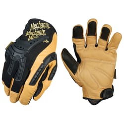 Mechanix Wear Men's Full Finger Mechanic's Glove Black/Tan L 1 pair