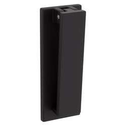 National Hardware Reed 4.75 in. L Matte Black Brass Door Knocker