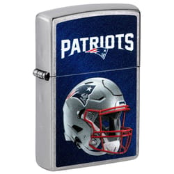 Zippo NFL Silver New England Patriots Lighter 2 oz 1 pk