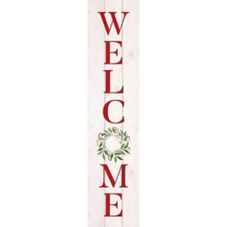 P. Graham Dunn Multicolored Welcome Porch Sign 47 in.