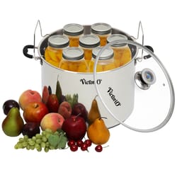 VKP Brands Kitchen Crop Wide Mouth Multi-Use Canner 20 qt 1 pk Silver