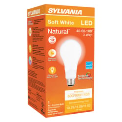 Sylvania Natural A21 E26 (Medium) LED Bulb Soft White 40/60/100 W 1 pk