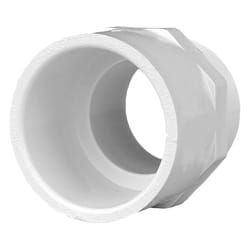 Charlotte Pipe Schedule 40 1-1/2 in. Slip X 1-1/2 in. D MPT PVC Pipe Adapter 1 pk