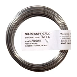 Hillman 3.5 in. D X 50 ft. L Galvanized Steel 20 Ga. Stove Pipe Wire Hillman 3.5 in. D X 50 ft. L Galvanized Steel 20 Ga. Stove Pipe Wire