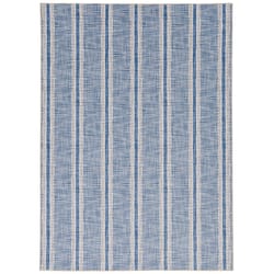 Linon Home Decor Niader 3 ft. W X 5 ft. L Blue Polyester Area Rug